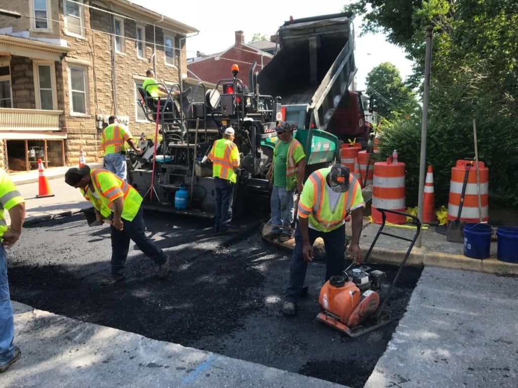 asphalt street repair